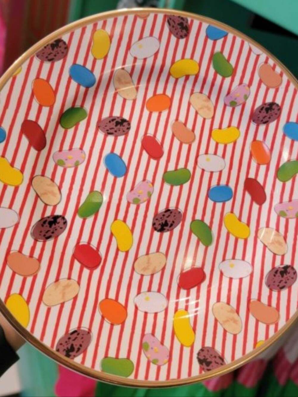 Universal Studios Harry Potter World Bertie Bott's Every-Flavour Beans Plate NWT